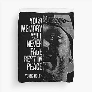 Your memory will never fade, rest in peace young dolph Duvet Cover