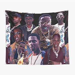 Young dolph tribute collage poster design 2021 Tapestry