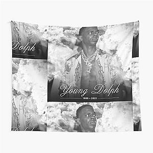 Rest In Peace Young Dolph 1985 - 2021 Tapestry