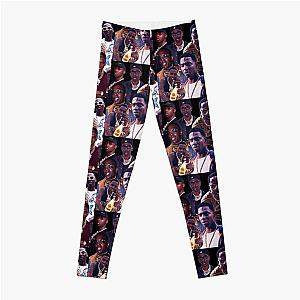 Young dolph tribute collage poster design 2021 Leggings