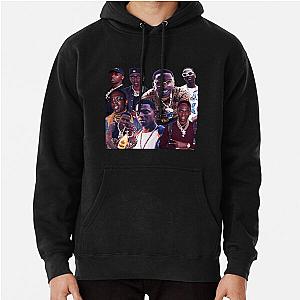 Young dolph tribute collage poster design 2021 Pullover Hoodie