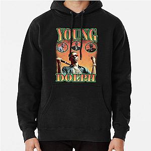 Young Dolph Orange Bootleg Vintage Pullover Hoodie