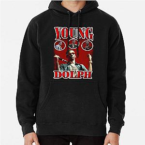 Young Dolph Red Bootleg Vintage Pullover Hoodie