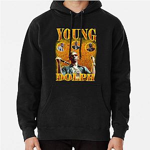 Young Dolph Fire Bootleg Vintage Pullover Hoodie