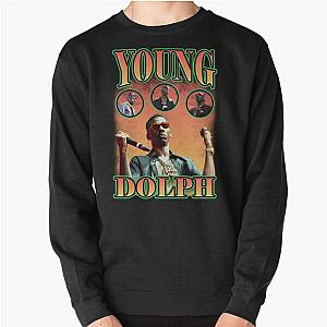 Young Dolph Orange Bootleg Vintage Pullover Sweatshirt