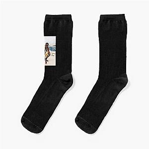 Young Dolph RIP T Shirt Socks
