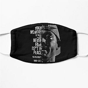 Your memory will never fade, rest in peace young dolph Flat Mask