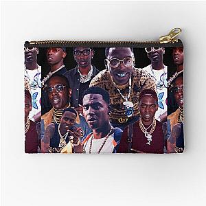 Young dolph tribute collage poster design 2021 Zipper Pouch