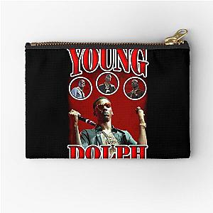 Young Dolph Red Bootleg Vintage Zipper Pouch