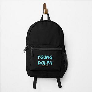 Young dolph typography Backpack