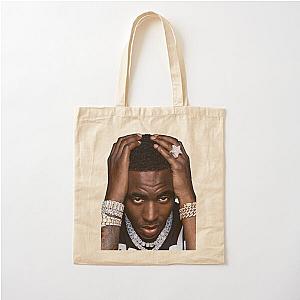 Young Dolph Print Design Cotton Tote Bag