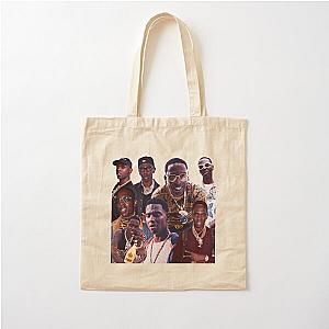 Young dolph tribute collage poster design 2021 Cotton Tote Bag