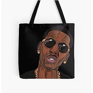 Young Dolph All Over Print Tote Bag