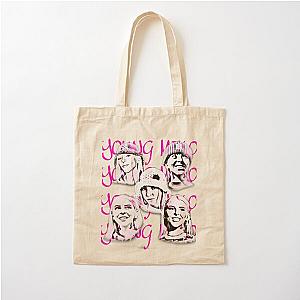 Young Miko graffiti Cotton Tote Bag