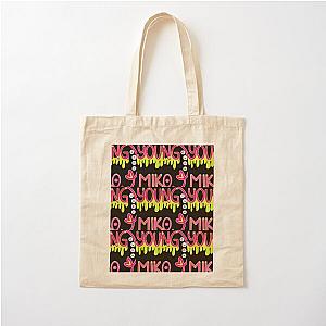 Young Miko Stickers  Cotton Tote Bag