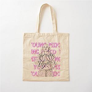 Ĝrafiti young miko Cotton Tote Bag