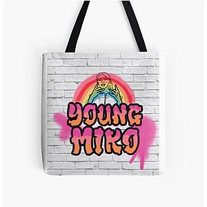 young miko graffiti All Over Print Tote Bag