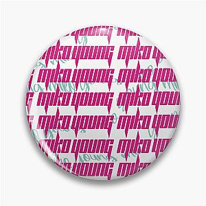 Young Miko (typographic design) Pin