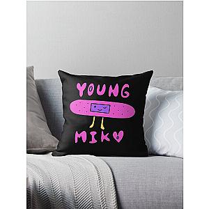 Band-Aid - Young Miko Throw Pillow