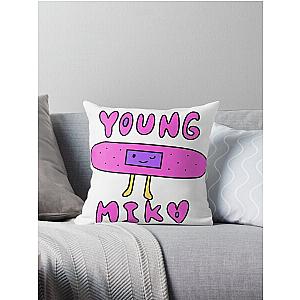 Band-Aid - Young Miko Throw Pillow