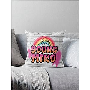 young miko graffiti Throw Pillow