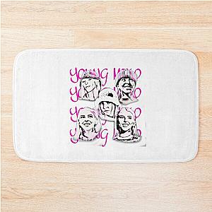 Young Miko graffiti Bath Mat