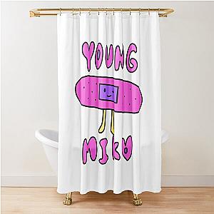 Band-Aid - Young Miko Shower Curtain