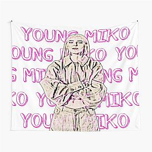 Ĝrafiti young miko Tapestry