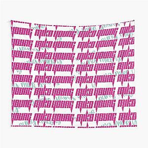 Young Miko (typographic design) Tapestry