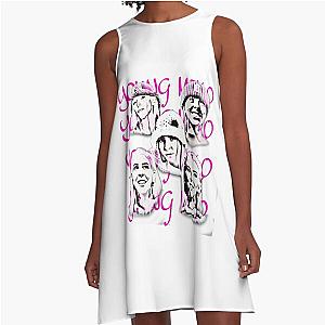 Young Miko graffiti A-Line Dress