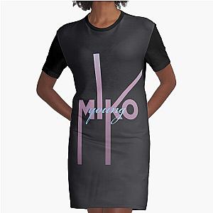 young miko sticker Graphic T-Shirt Dress