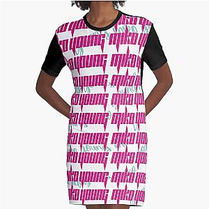 Young Miko (typographic design) Graphic T-Shirt Dress