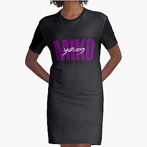 YOUNG MIKO sticker Graphic T-Shirt Dress