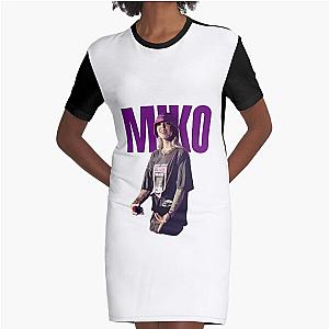 Young Miko Sticker Graphic T-Shirt Dress