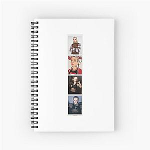 Young Miko photobooth Spiral Notebook