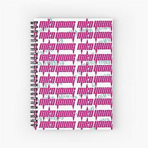 Young Miko (typographic design) Spiral Notebook