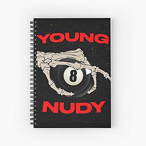 Young Nudy skeleton hand Spiral Notebook