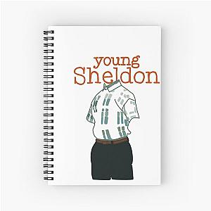 Young Sheldon - fan art Spiral Notebook