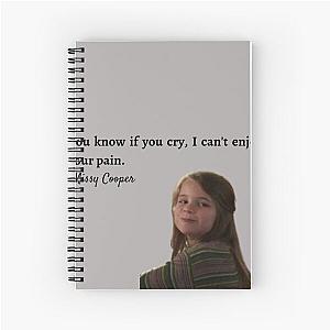 Young Sheldon missy cooper Spiral Notebook