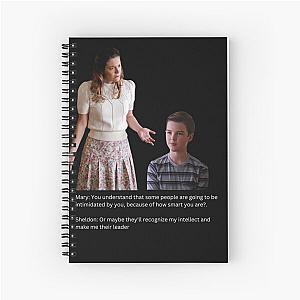 Young Sheldon quotes Spiral Notebook