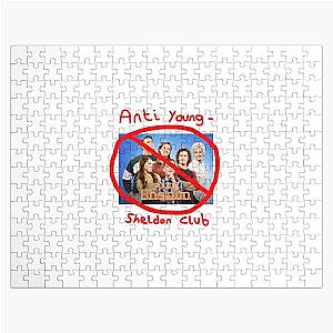 Anti Young Sheldon Club - Young Sheldon Jigsaw Puzzle