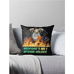 Young Sheldon Bitcoin Throw Pillow