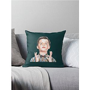 Young Sheldon Sketch Throw Pillow