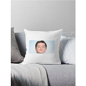 Young Sheldon Sticker Throw Pillow