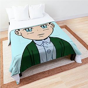 Young Sheldon in anime style Comforter