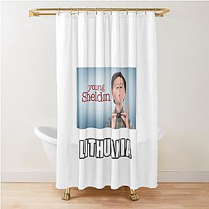 Young Sheldon Lithuania Shower Curtain