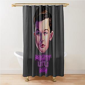 Young Sheldon - Mighty little man - Watercolor painting Shower Curtain