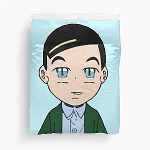 Young Sheldon in anime style Duvet Cover