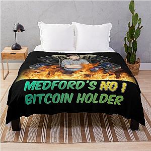 Young Sheldon Bitcoin Throw Blanket