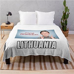 Young Sheldon Lithuania Throw Blanket